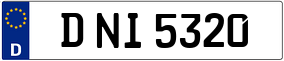 Truck License Plate